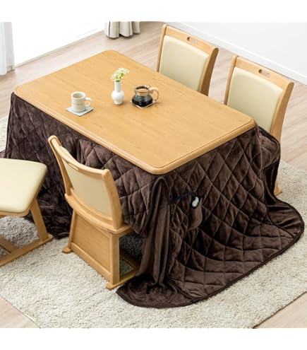 Amazon.co.jp : ニトリ ダイニングこたつ NV22 80 ライトブラウン